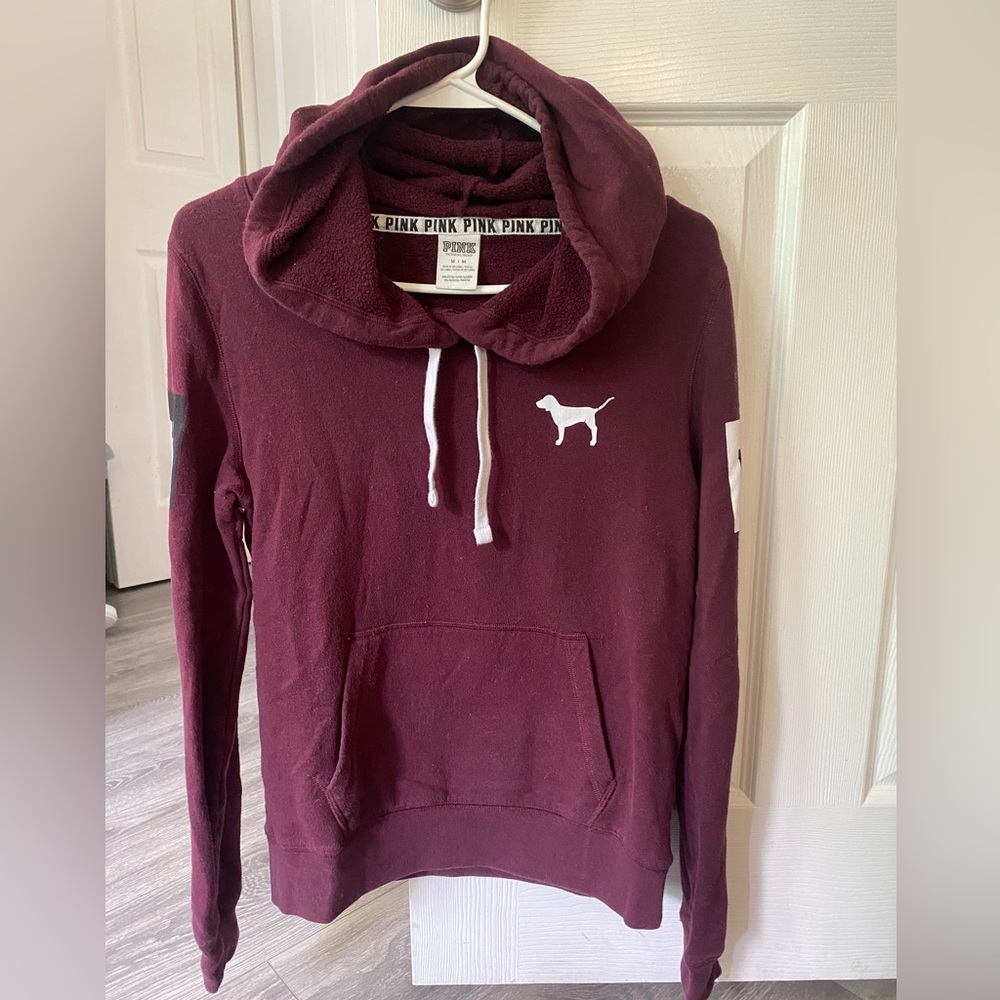 Victoria’s Secret PINK, size M, maroon sweatshirt